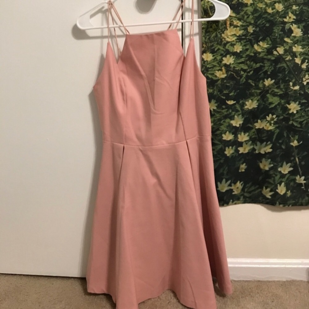 Tobi - Blush Pink Strappy Dress - M